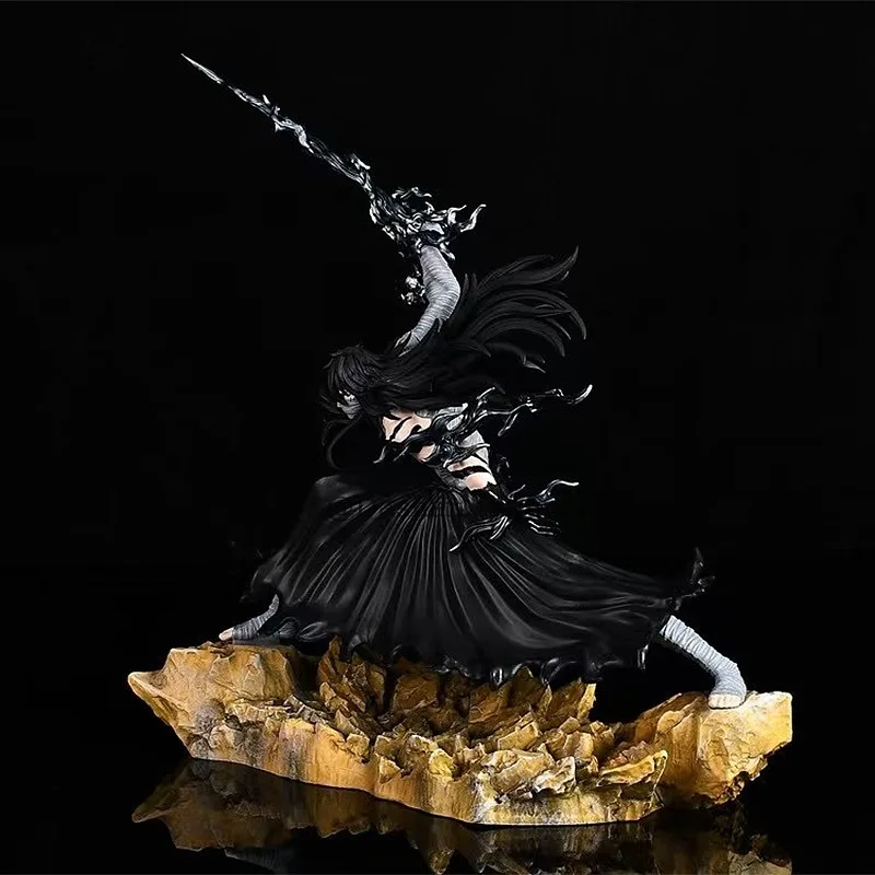23cm Bleach Hollow Ichigo Action Figure Collectible Doll Saigo No Getsuga Tenshou Hollowfied Kurosaki Ichigo Statue Model Toys