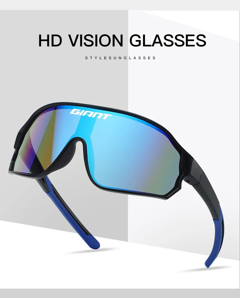 GIANT Top Seller Cycling Glasses UV400 Anti Fog REVO Lenses HD Clarity CE/ANSI Certified Cateye Design MTB/Road Bike