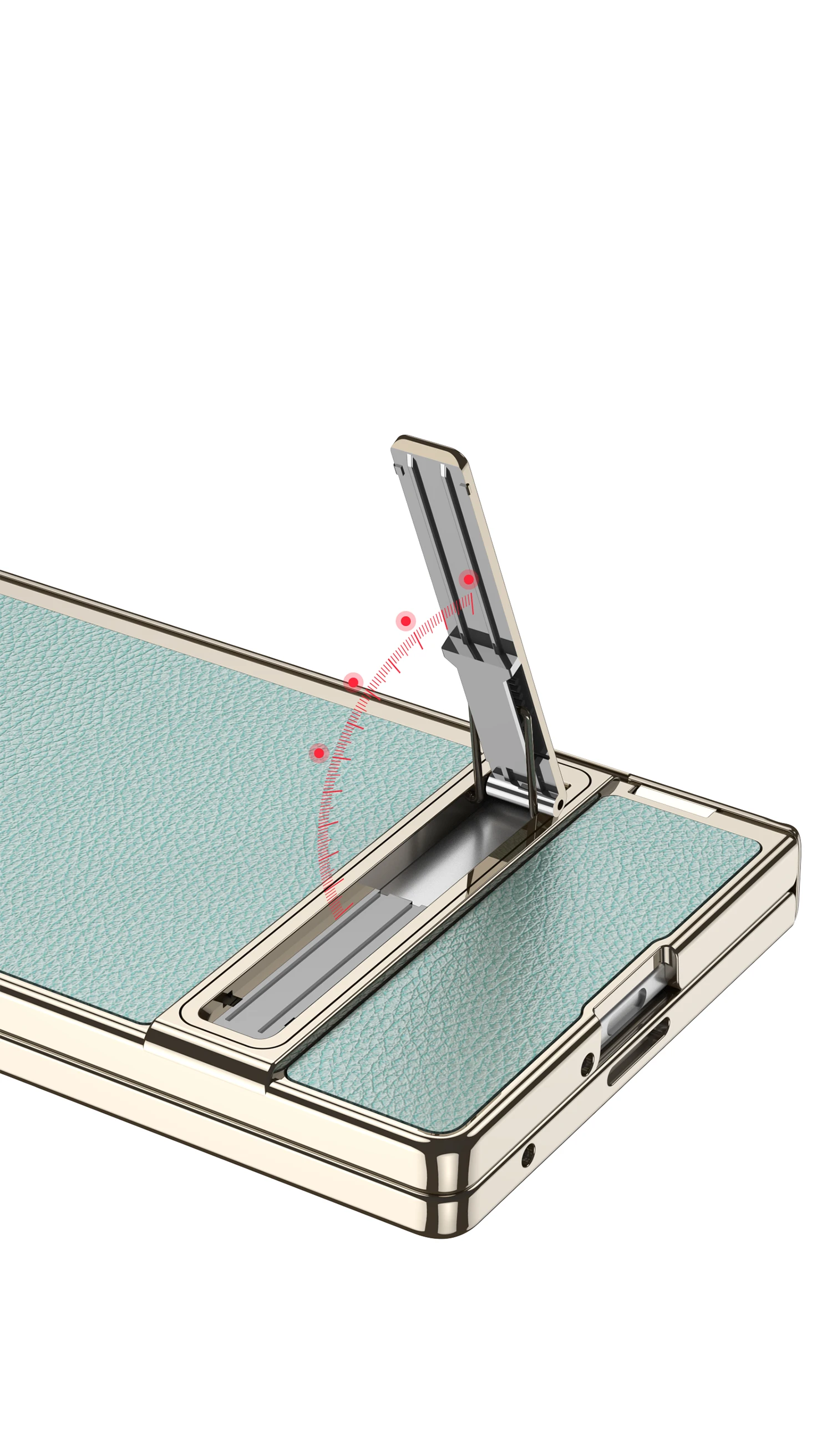Magnetic Hinge Leather Holder Case For Samsung Galaxy Z Fold 7 Front Screen Glass Plating Frame Cover For Galaxy Z Fold7 Case