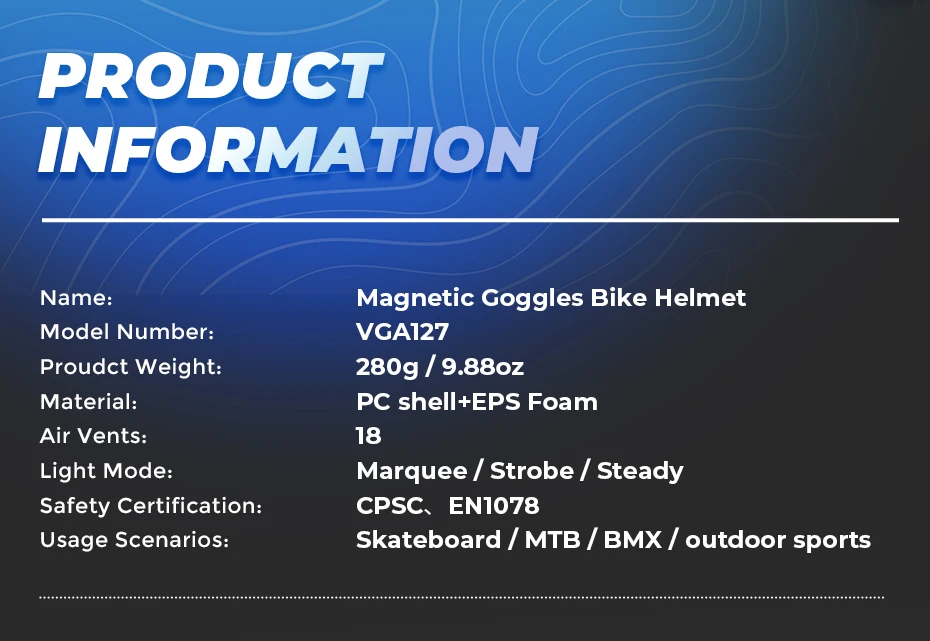 VICTGOAL Bicycle Helmet For Men Taillight Magnetic Goggles UV400 Lens Sun Visor Cycling Helmets MTB Electric Scooter Bike Safety