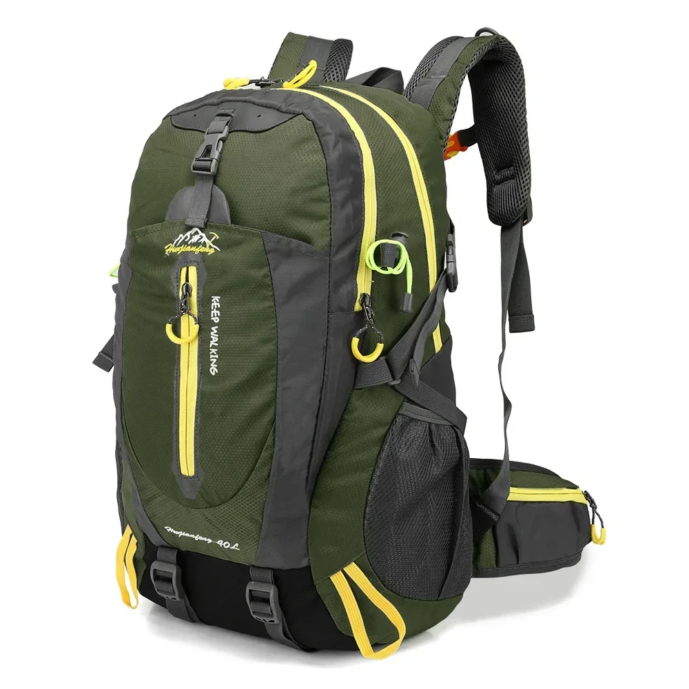 40L Water Resistant Travel Backpack for Hiking Camping Trekking Climbing Lightweight Laptop Daypack Men Women Outdoor Rucksack
