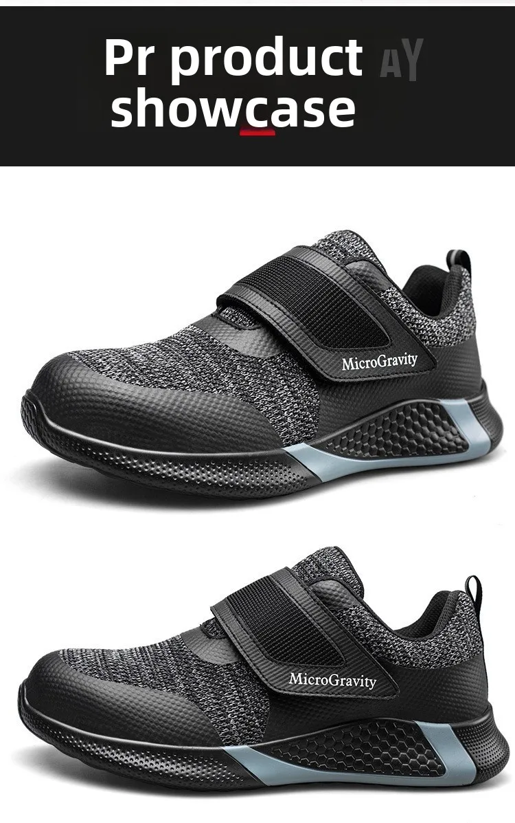 Men & Women KPU Safety Work Shoes - Steel Toe Anti-Smash Anti-Puncture Lightweight Protective Footwear-Puncture Work Footwear