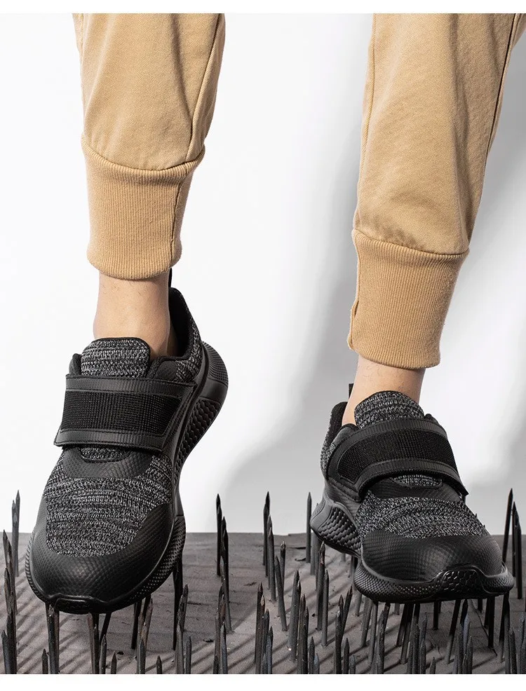 Men & Women KPU Safety Work Shoes - Steel Toe Anti-Smash Anti-Puncture Lightweight Protective Footwear-Puncture Work Footwear