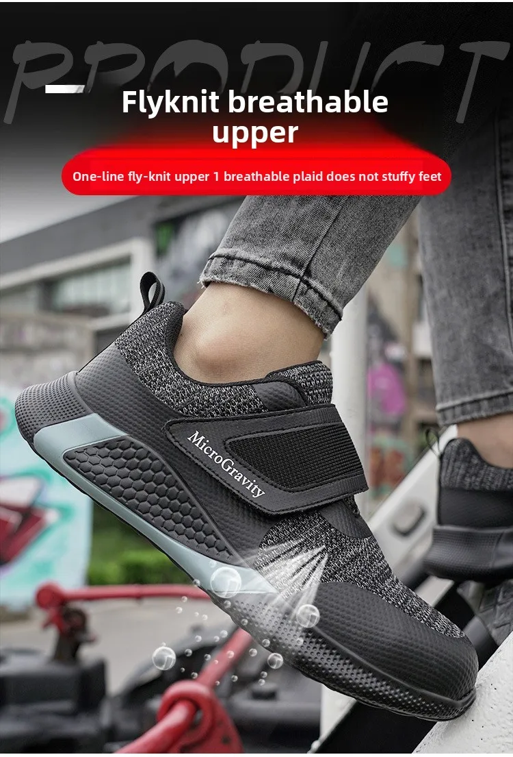 Men & Women KPU Safety Work Shoes - Steel Toe Anti-Smash Anti-Puncture Lightweight Protective Footwear-Puncture Work Footwear