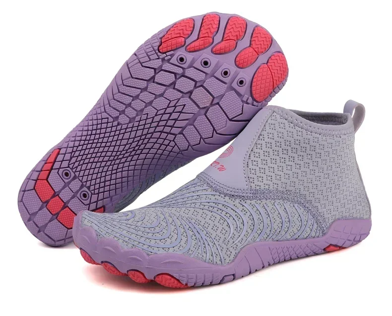 Unisex High Top Barefoot Beach Aqua Shoes Swimming Water Boots Outdoor Sport Hiking Wading Sneakers Fitness Diving Surf Sandals