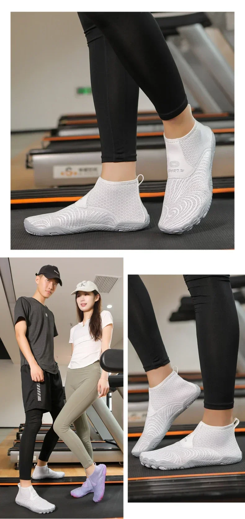 Unisex High Top Barefoot Beach Aqua Shoes Swimming Water Boots Outdoor Sport Hiking Wading Sneakers Fitness Diving Surf Sandals