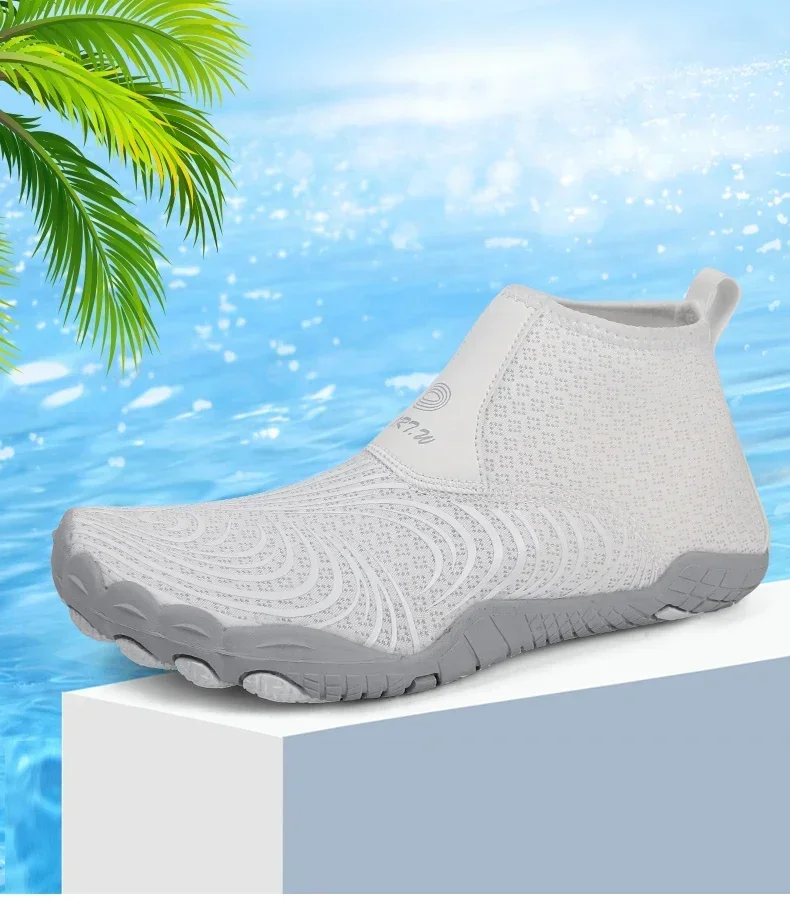 Unisex High Top Barefoot Beach Aqua Shoes Swimming Water Boots Outdoor Sport Hiking Wading Sneakers Fitness Diving Surf Sandals