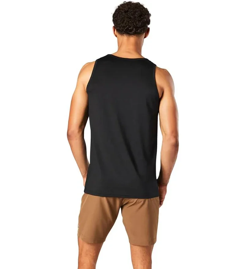 Men's 100% Merino Wool Tank Top Ultralight Merino Wool Base Layer Tank Tops Men Sleeveless Shirt Wicking Breathable Anti-Odor