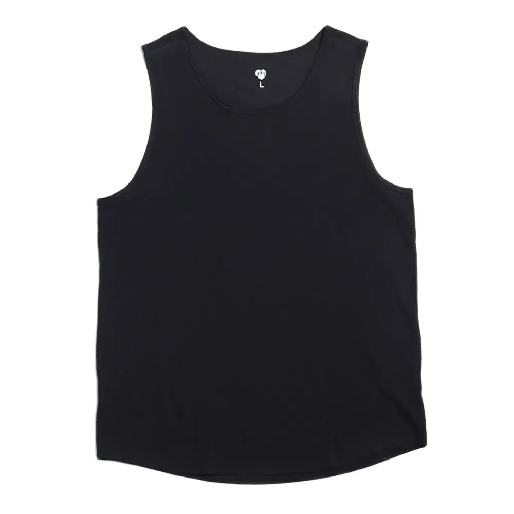 Men's 100% Merino Wool Tank Top Ultralight Merino Wool Base Layer Tank Tops Men Sleeveless Shirt Wicking Breathable Anti-Odor