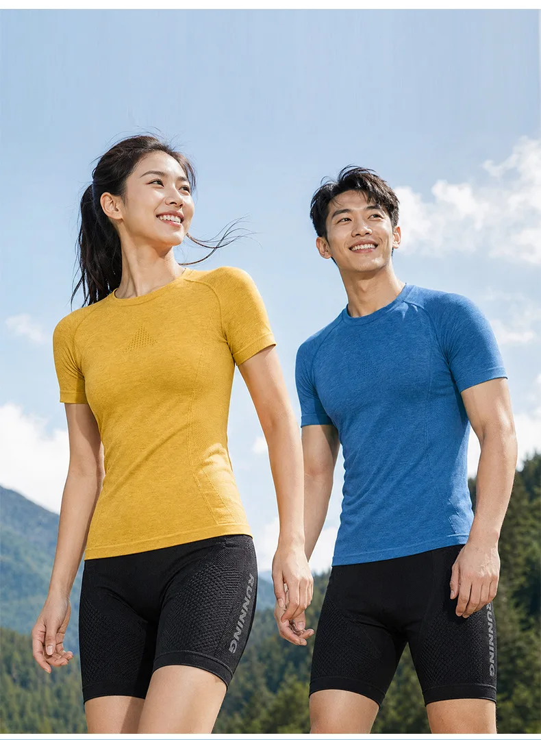 Men’s Merino Wool T Shirts Quick Dry Breathable Moisture Wicking Men Merino Wool Base Layer Tee Hiking Running T-Shirt