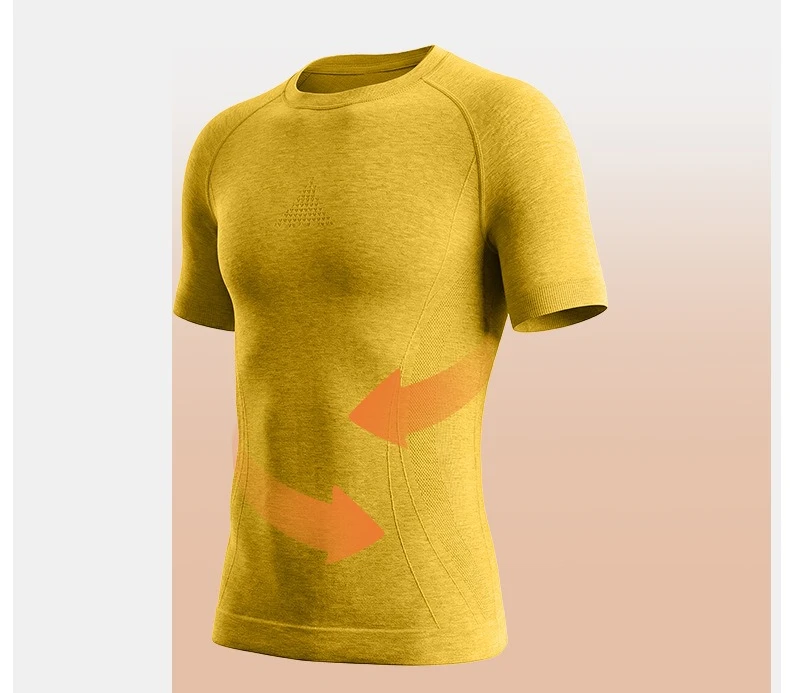 Men’s Merino Wool T Shirts Quick Dry Breathable Moisture Wicking Men Merino Wool Base Layer Tee Hiking Running T-Shirt
