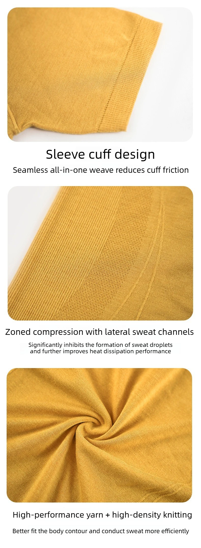 Men’s Merino Wool T Shirts Quick Dry Breathable Moisture Wicking Men Merino Wool Base Layer Tee Hiking Running T-Shirt