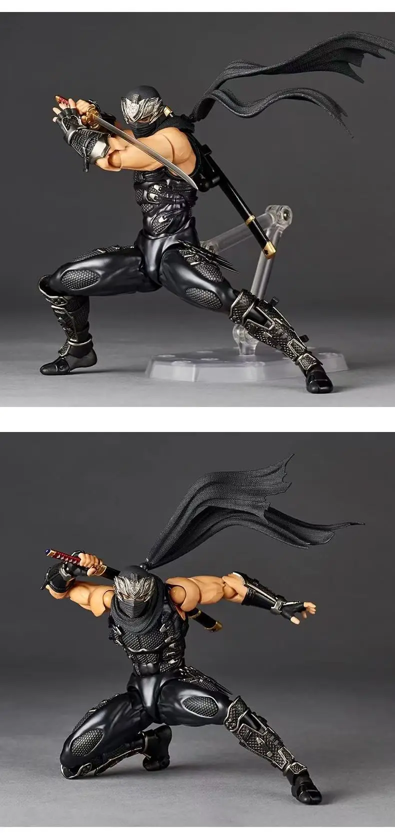 Amazing Yamaguchi Articulated Action Figure Ryu Hayabusa Ninja Gaiden 1/12 Scale Collectible Model For Hobby Collection
