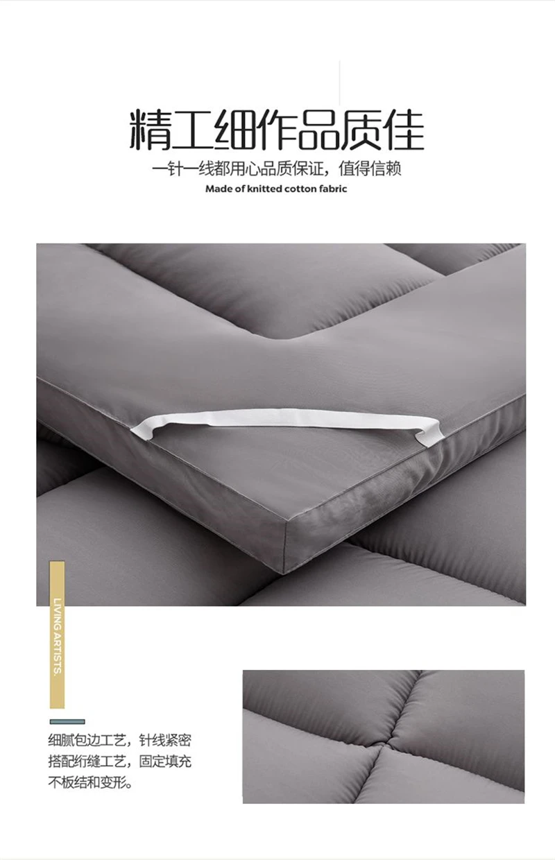 Thicken Fluffy Autumn Winter Mattress Toppers Queen Soft Warm Mattress Pad King Living Room Mat Car Sleeping Mats Field Camp Mat
