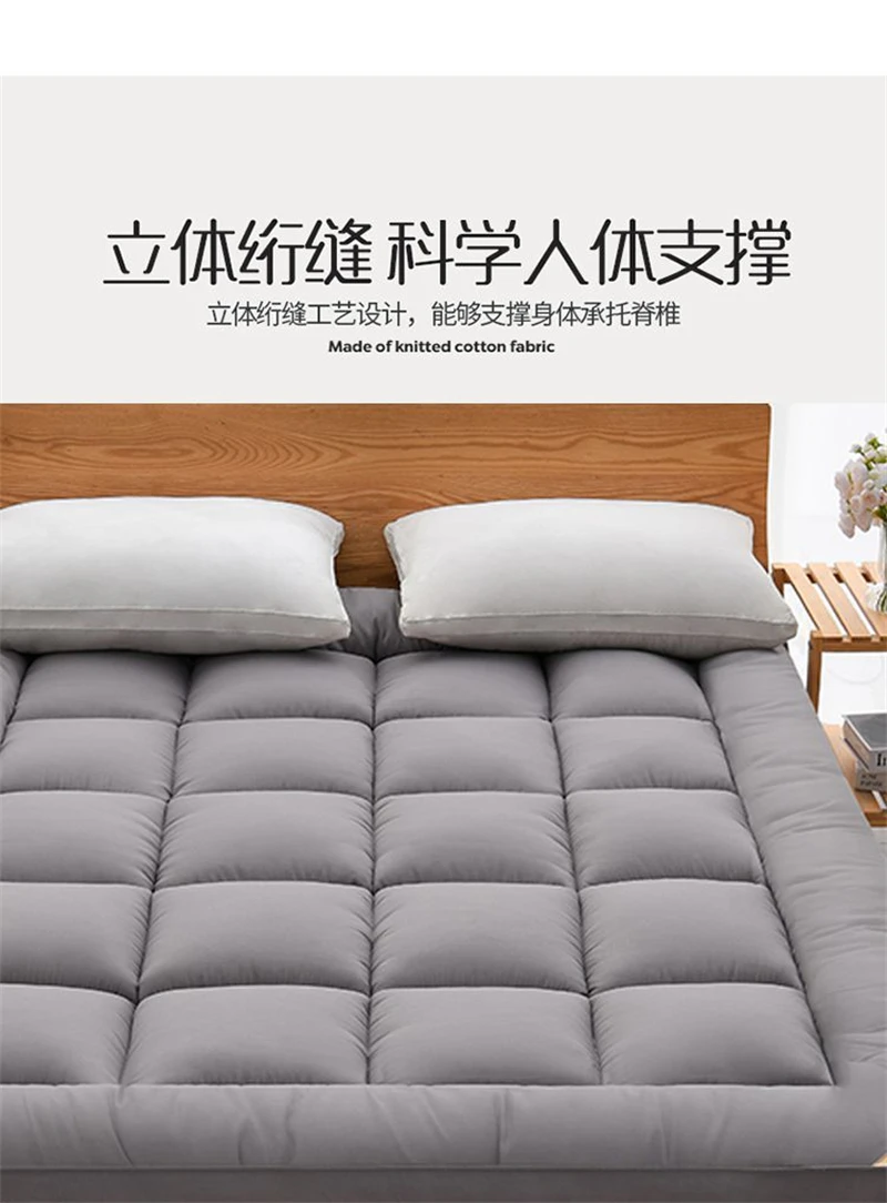 Thicken Fluffy Autumn Winter Mattress Toppers Queen Soft Warm Mattress Pad King Living Room Mat Car Sleeping Mats Field Camp Mat