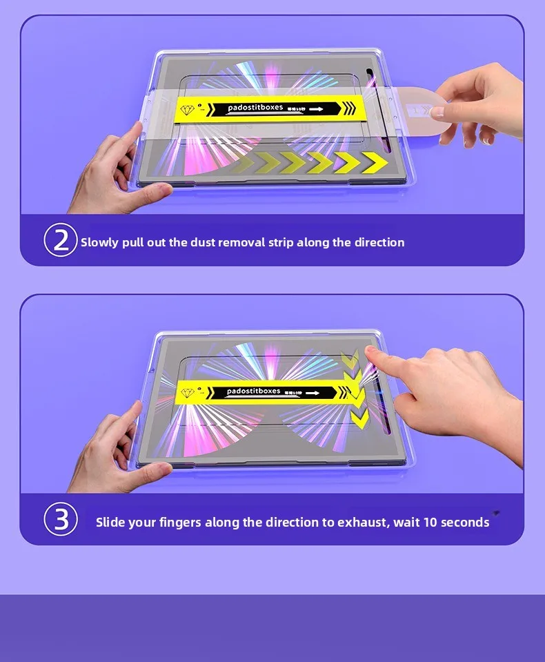 Tempered Glass for iPad Air 13 11 5 4 3 M3 M2 Pro13 M4 A16 11th 2025 12.9 Screen Protector 10 9 10th 9th Mini 7 6 Instant Film