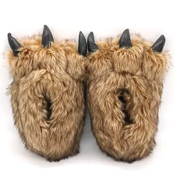 New Adorable Fruit Slippers for Winter Woman Warm Fluffy Slide Shoes Home Cloud Slipper Women Lovely Strawberry Shoe Room Scuff