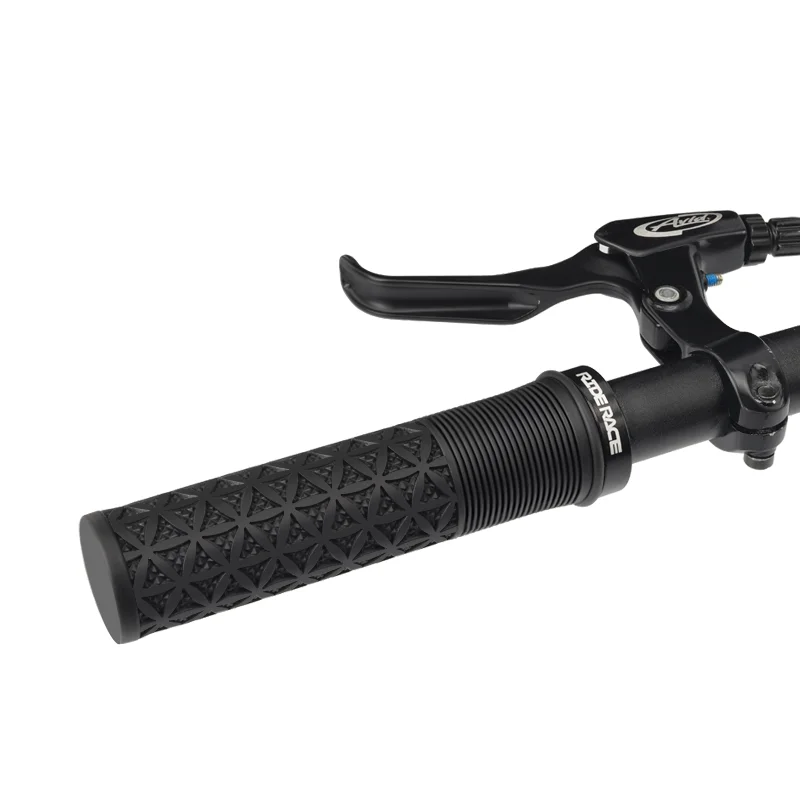 RIDERACE Mountain Bike Handlebar Grips Lock on MTB Folding Bicycle Soft TPR Rubber Non-slip Mixed Color Cycling Handle Bar Grips