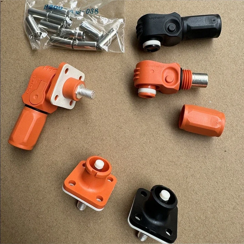 Amphenol 120A New Energy Storage Quick Connect Single Core Terminal Adapter Waterproof 120A Plug and Socket Connector Adapter