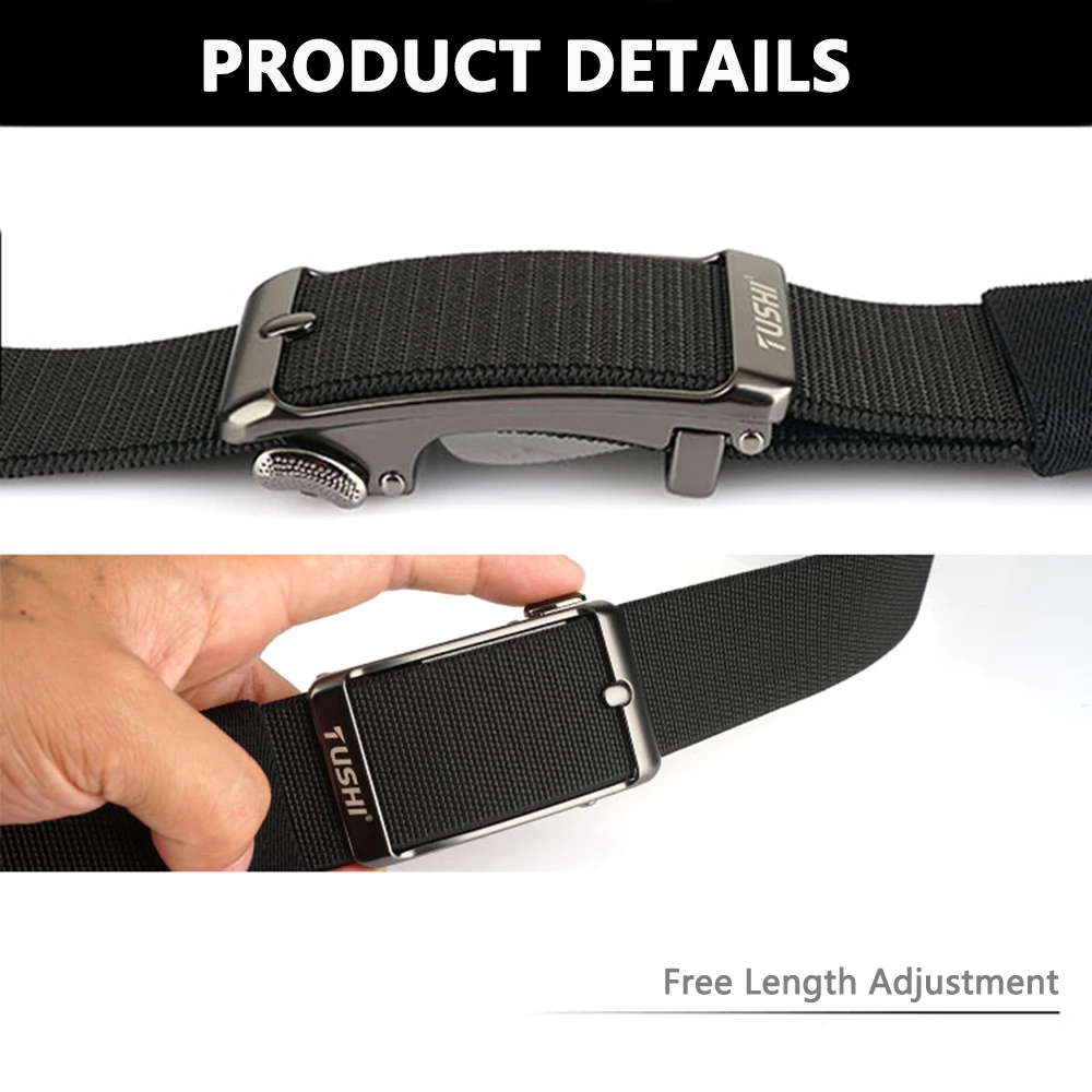TUSHI Men's Belt Fashion Casual Elastic Belt Outdoor Sports Lady Tactical Belt Strap Climbing Belt With Pants Jeans Neutral Belt