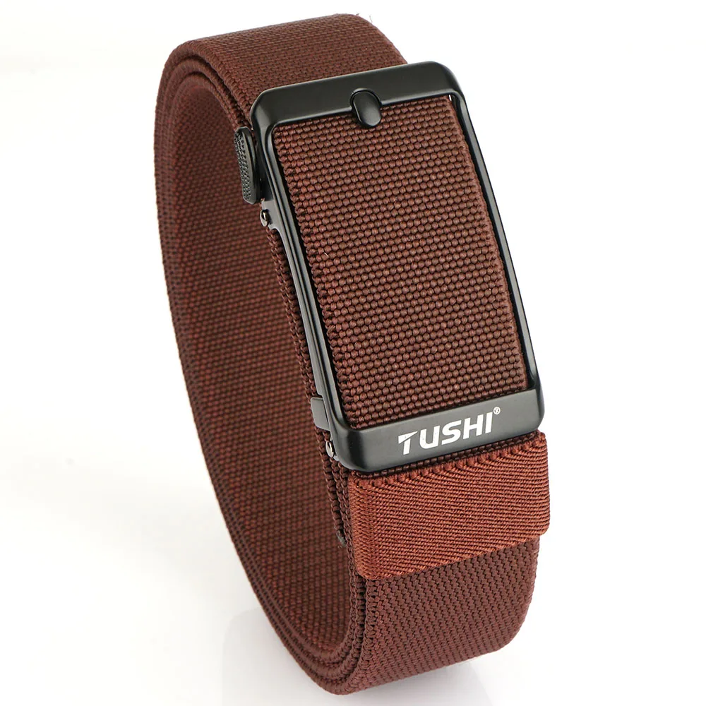 TUSHI Men's Belt Fashion Casual Elastic Belt Outdoor Sports Lady Tactical Belt Strap Climbing Belt With Pants Jeans Neutral Belt
