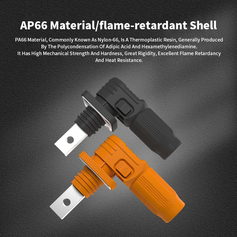 120A Energy Storage Connector Single Core High Current 450A Power Terminal Wall Mounted Power Output Connector 200A Plug Socket