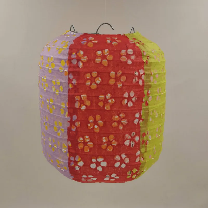 15cm 20cm Ellipse Chinese Hollow out Paper Lanterns Wedding Lanterns Paper Lampshade Holiday Party Supplies Children DIY Lantern