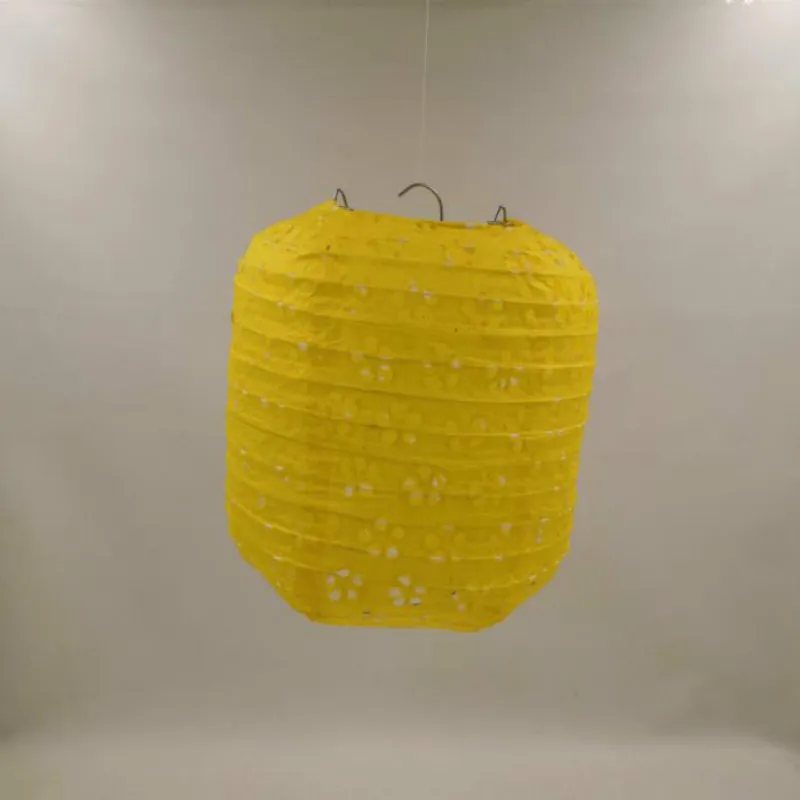 15cm 20cm Ellipse Chinese Hollow out Paper Lanterns Wedding Lanterns Paper Lampshade Holiday Party Supplies Children DIY Lantern