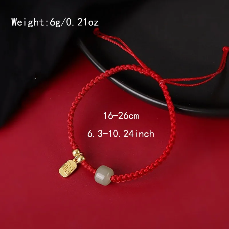 Fashion Simple Lucky Knot Red Rope Bracelets for Women Men Handmade String Adjustable Bracelet Friendship Amulet Jewelry Gift