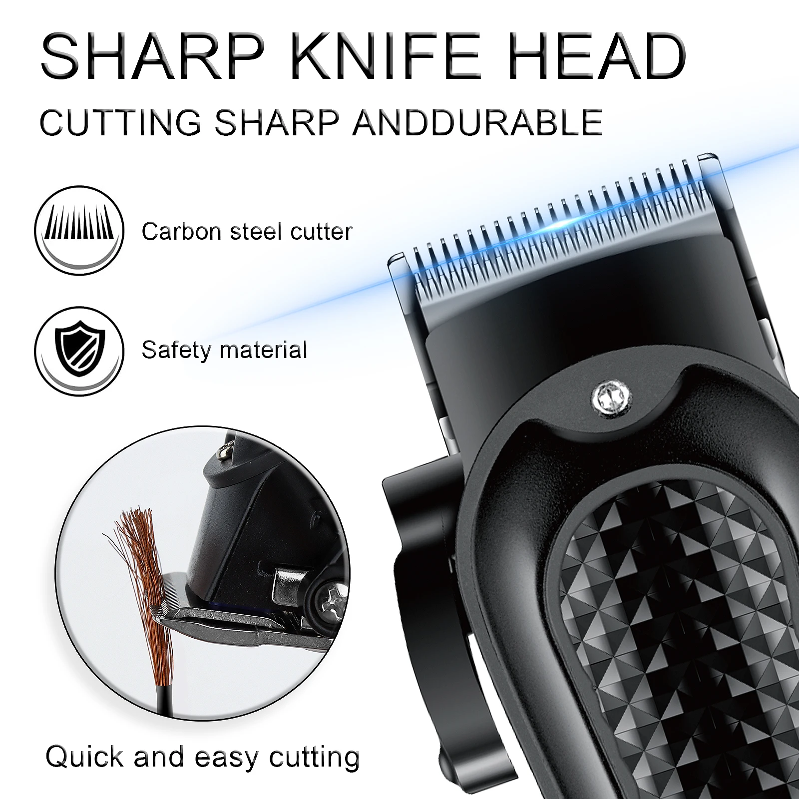 Hiena 212 Professional Hair Cutter Mans Hair Clipper Set Metal Electric Cordless Hair Trimmer for Barber LCD Display Hair Cutt
