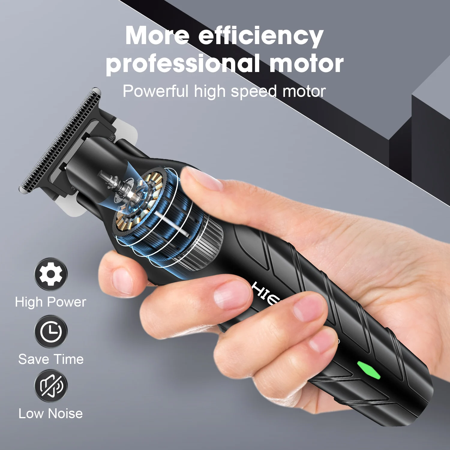 Hiena 212 Professional Hair Cutter Mans Hair Clipper Set Metal Electric Cordless Hair Trimmer for Barber LCD Display Hair Cutt