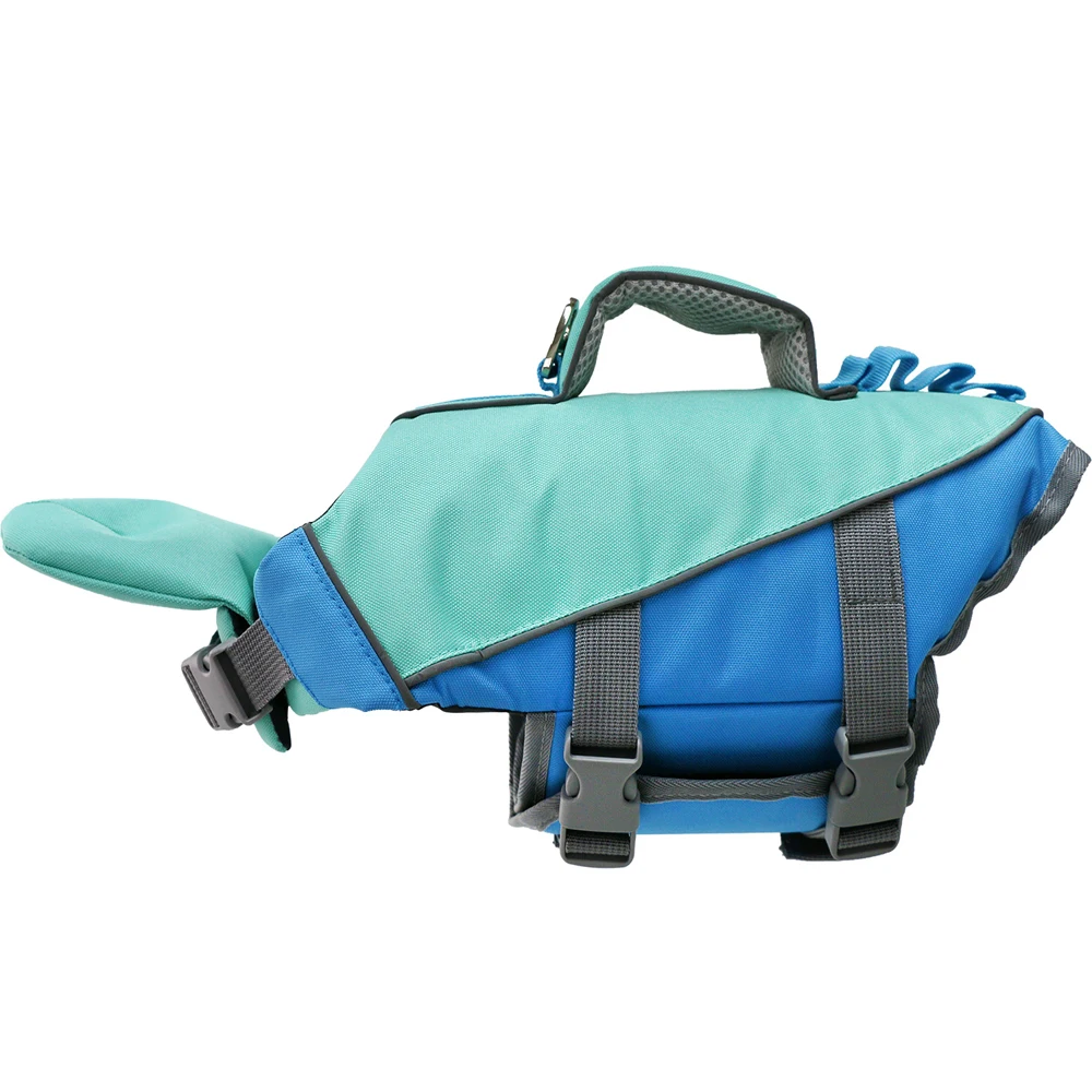 Dogs Life Jackets Pets Life Vest with Removable Neck Float Buoyancy for Cats Dog Swimming Boating Ripstop Pets Safety Swimsuit