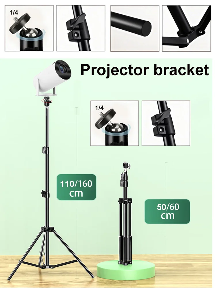 DITONG 110/160cm Universal Portable Bracket for magcubic HY300 pro Projector Tripod Stand Mount for magcubic HY320mini projector