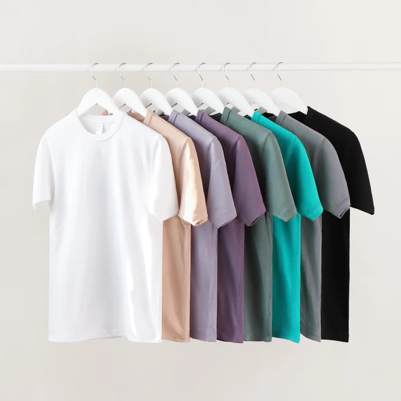 Oversize Men T Shirts 230 GSM Heavy Pure Cotton 2026 Brand New High Street Mens T-Shirt Casual Drop-Shoulder Man T-Shirt Hip Hop