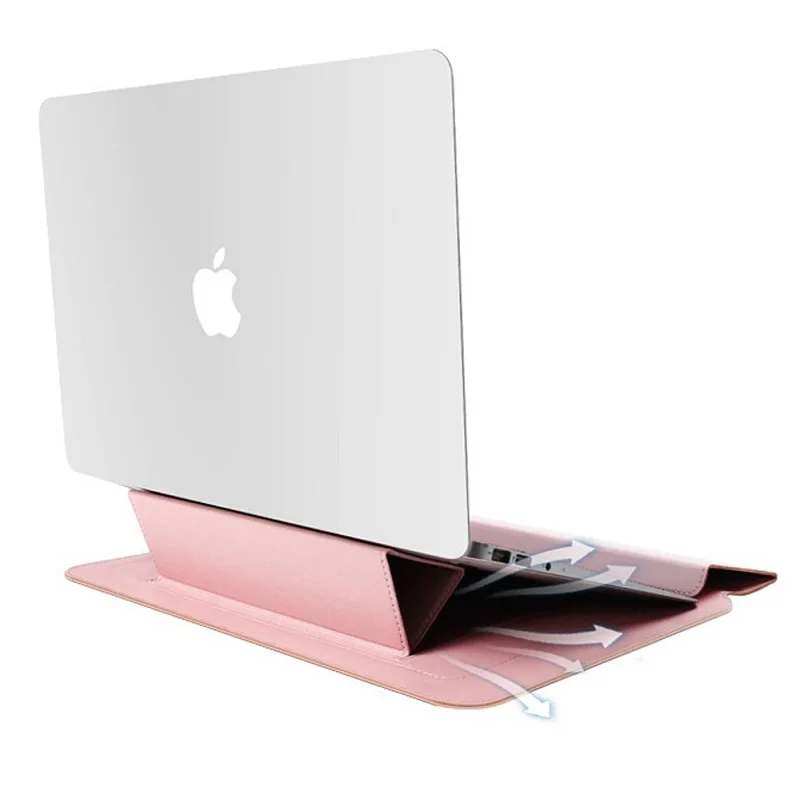 for Lenovo IdeaPad Flex 5 14inch Laptop Sleeve PULeather Magnetic Flip Case Foldable Stand Wrist Pad Charger Bag Cable Belt