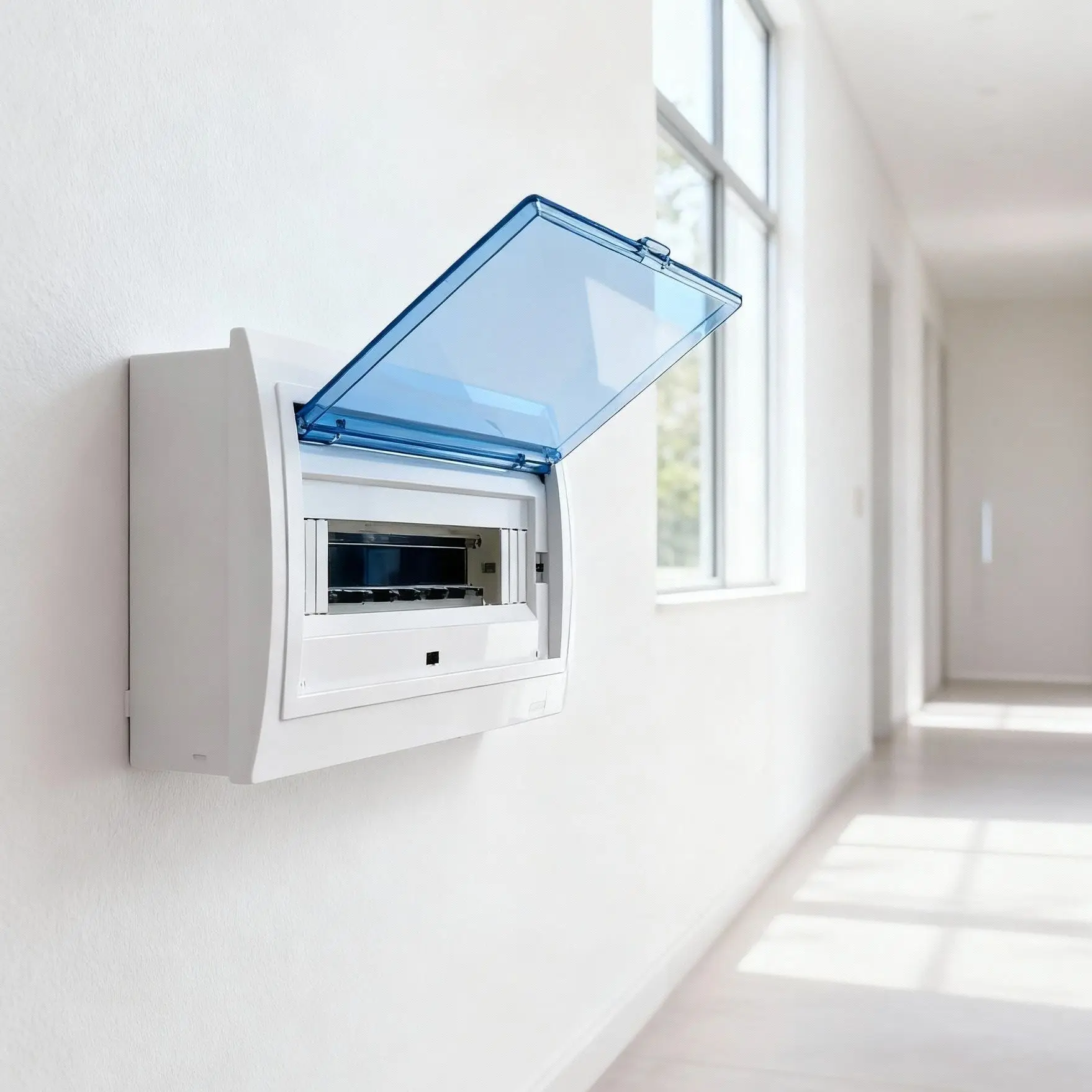 DONGYI Home Electrical Adjustable HT Series Distribution Box PC Plastic Indoor Dust-proof Distribution Box 9-12Way