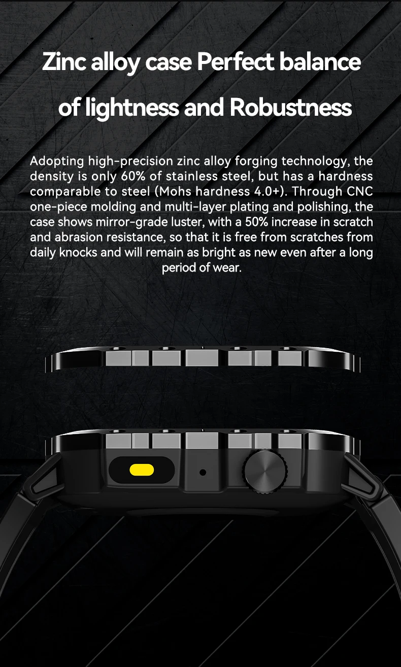 LAXASFIT 2025 New Military Smart Watch Men Outdoor Sports Fitness Tracker Health Monitoring 2.01Inch Bluetooth Calls Smartwatch