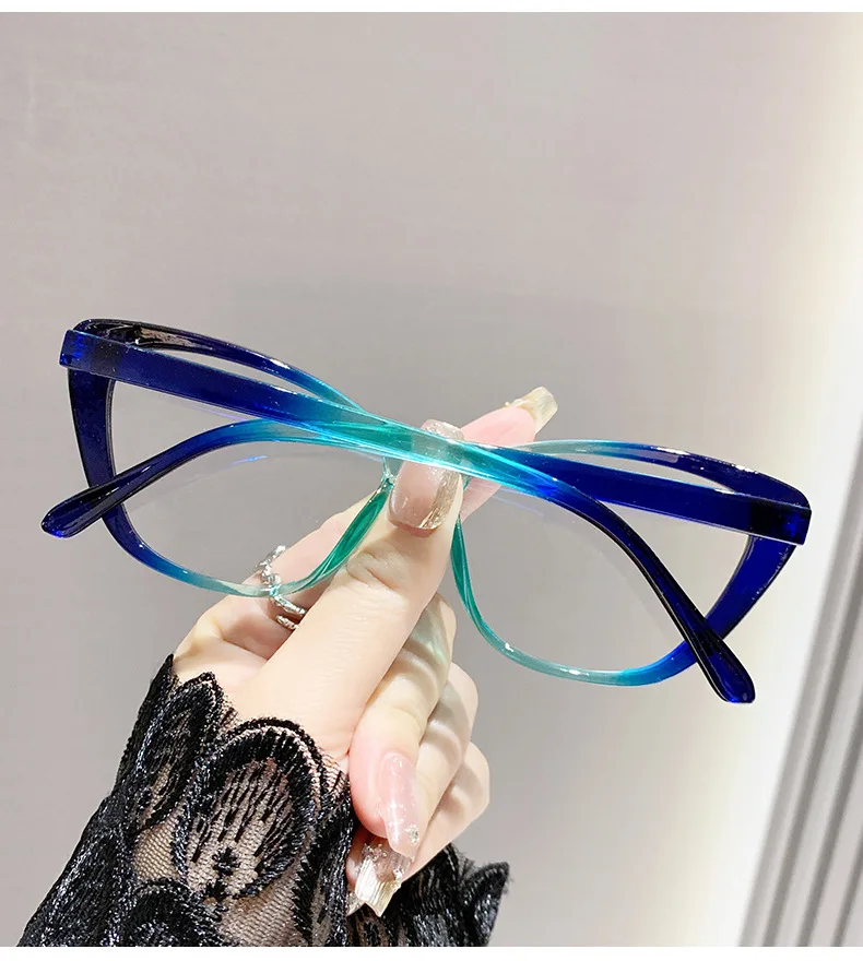 Cat Eye Reading Glasses For Women Anti Blue Light For Reading Presbyopia Eyewear Retro Hyperopia Eyeglasses +1.0 +1.5 +2.5