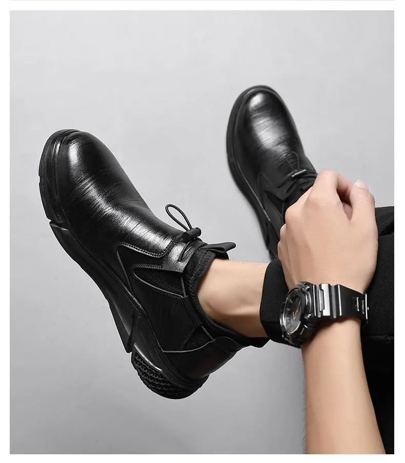 Fashion Safety Shoes Men's Work Steel Toe Caps Male Indestructible Protective Shoes Puncture-Proof Security Footwear Work Boots