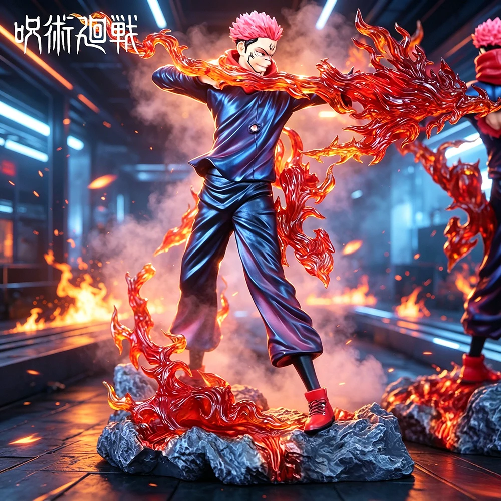 19.5cm Anime Jujutsu Kaisen Figure Ryomen Sukuna Itadori Yuji  Action Figures Pvc Statue Desktop Collection Model Toys Gifts