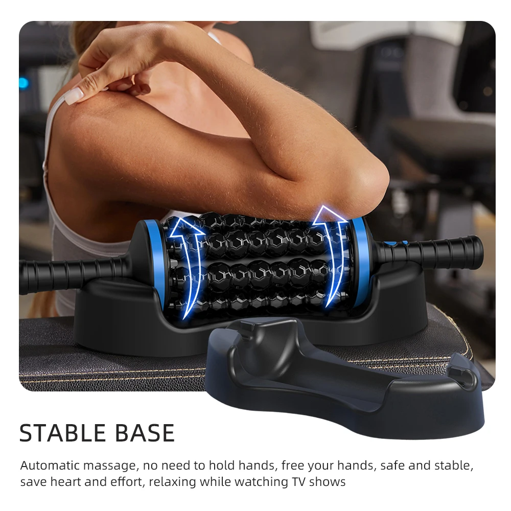 Electric Massage Roller Muscle Relaxation Fascia Roller Massager Fitness Body Rolling Percussive Massager Foot Leg masajeador