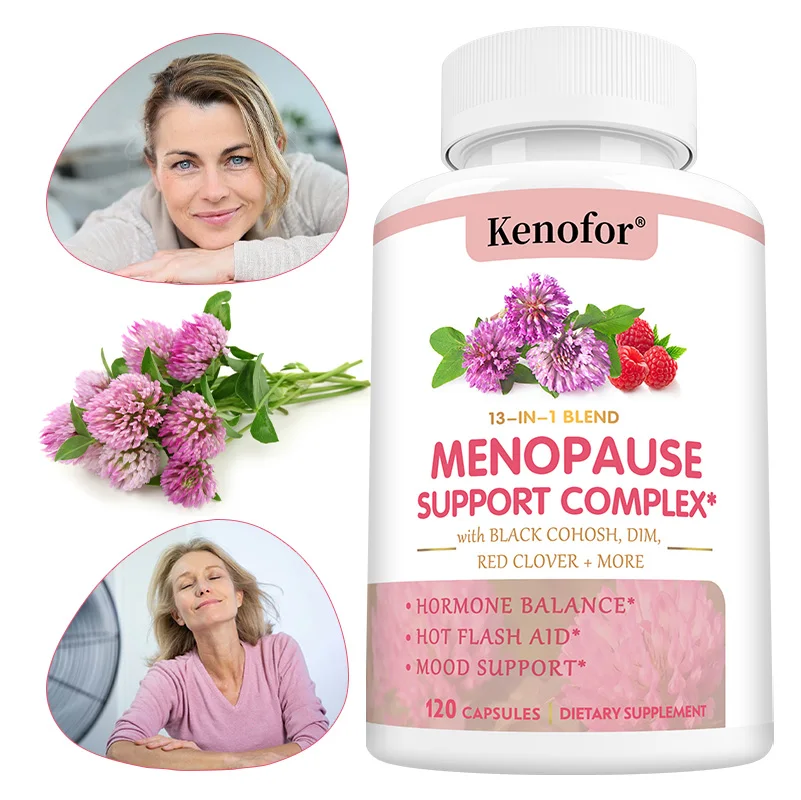 Kenofor Women's Menopause Supplement Capsules, Improves Mood, Supports Weight Management, Boosts Metabolism, Antioxidant