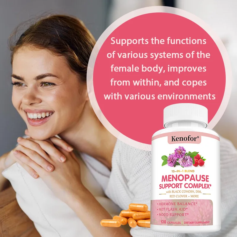 Kenofor Women's Menopause Supplement Capsules, Improves Mood, Supports Weight Management, Boosts Metabolism, Antioxidant