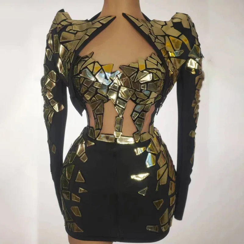 Sparkling Rhinestone Sequin Dress Model Fashion Show Party Dinner Dress Personalized Design Birthday Party Photo Shot Dress