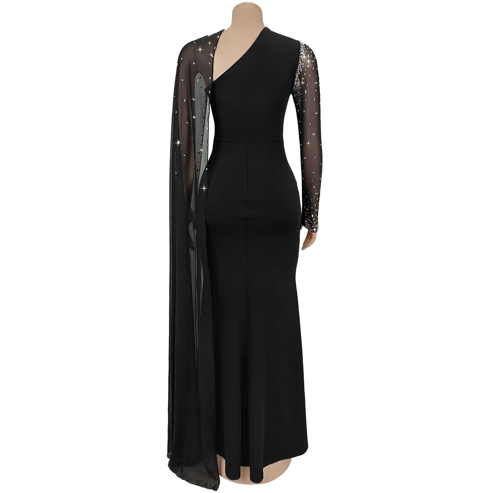 African Dresses For Women 2025 New Elegant Africa Clothing Turkey Wedding Party Long Dress Luxury rhinestone party dress Outfits