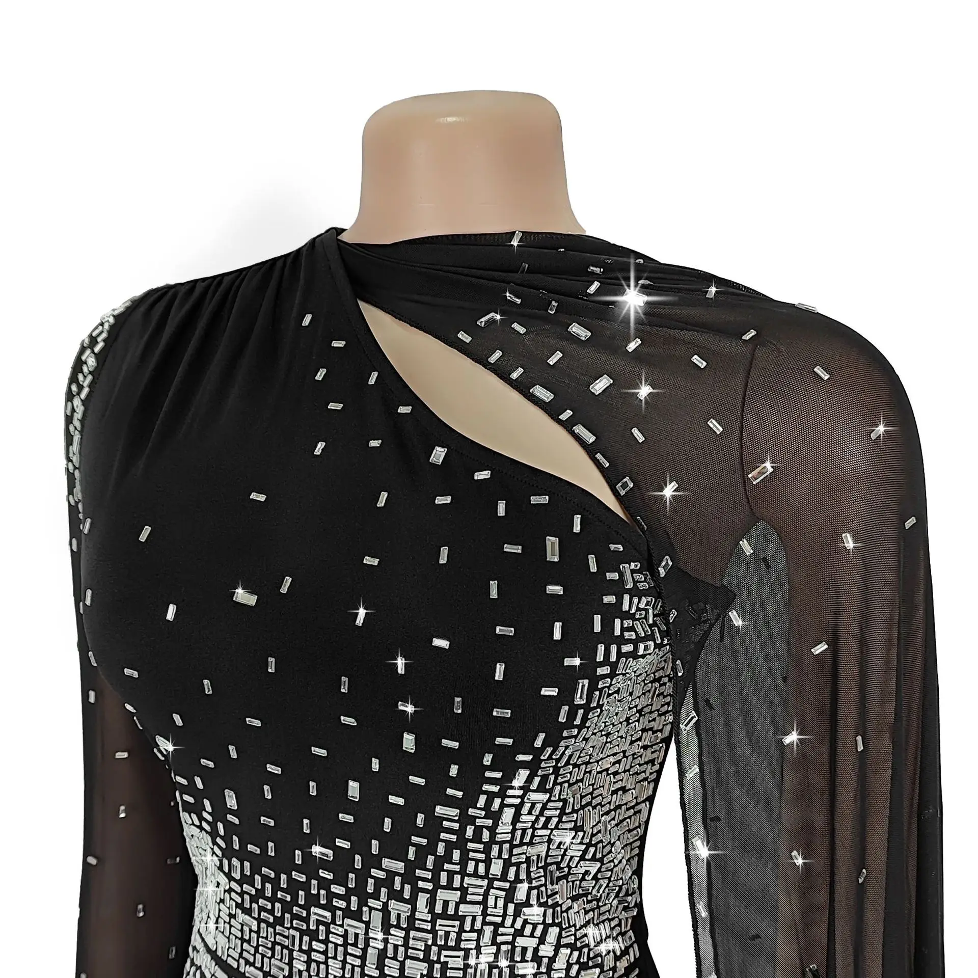 African Dresses For Women 2025 New Elegant Africa Clothing Turkey Wedding Party Long Dress Luxury rhinestone party dress Outfits