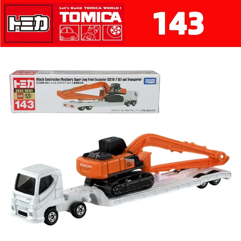 Takara Tomy Tomica Long Type Diecast Truck Car Model Toy Simulation Vehicle Mobile Machinery Shop Gifts for Boys Children