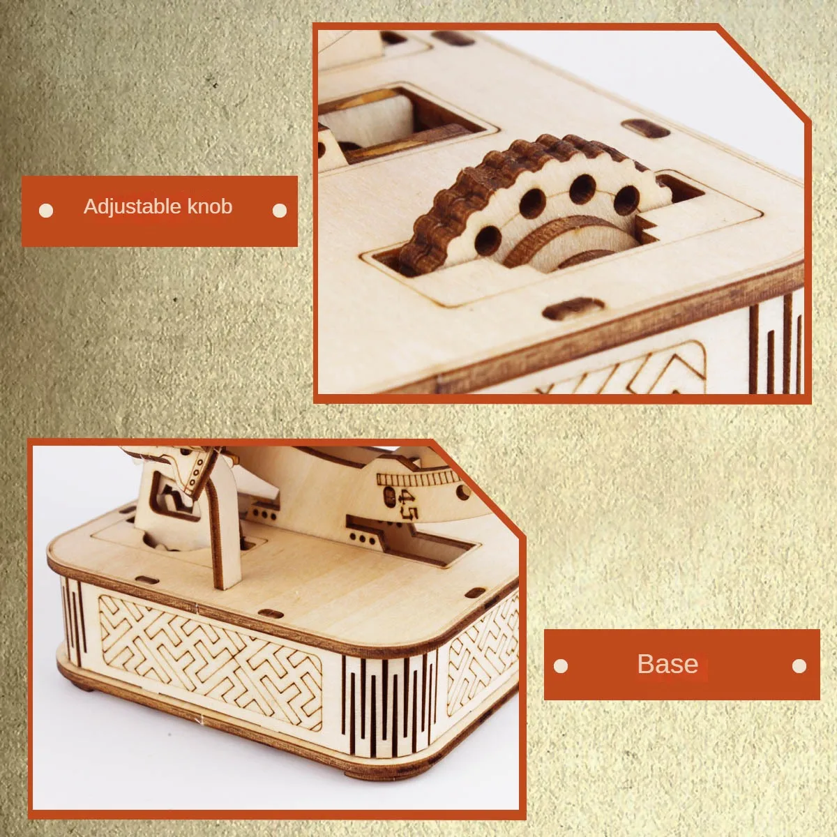 3D Globe Wooden Puzzle Toy Mechanical Assemble Building Block Earth Model Set for Teen DIY Geography World Map Toy Gift To Build