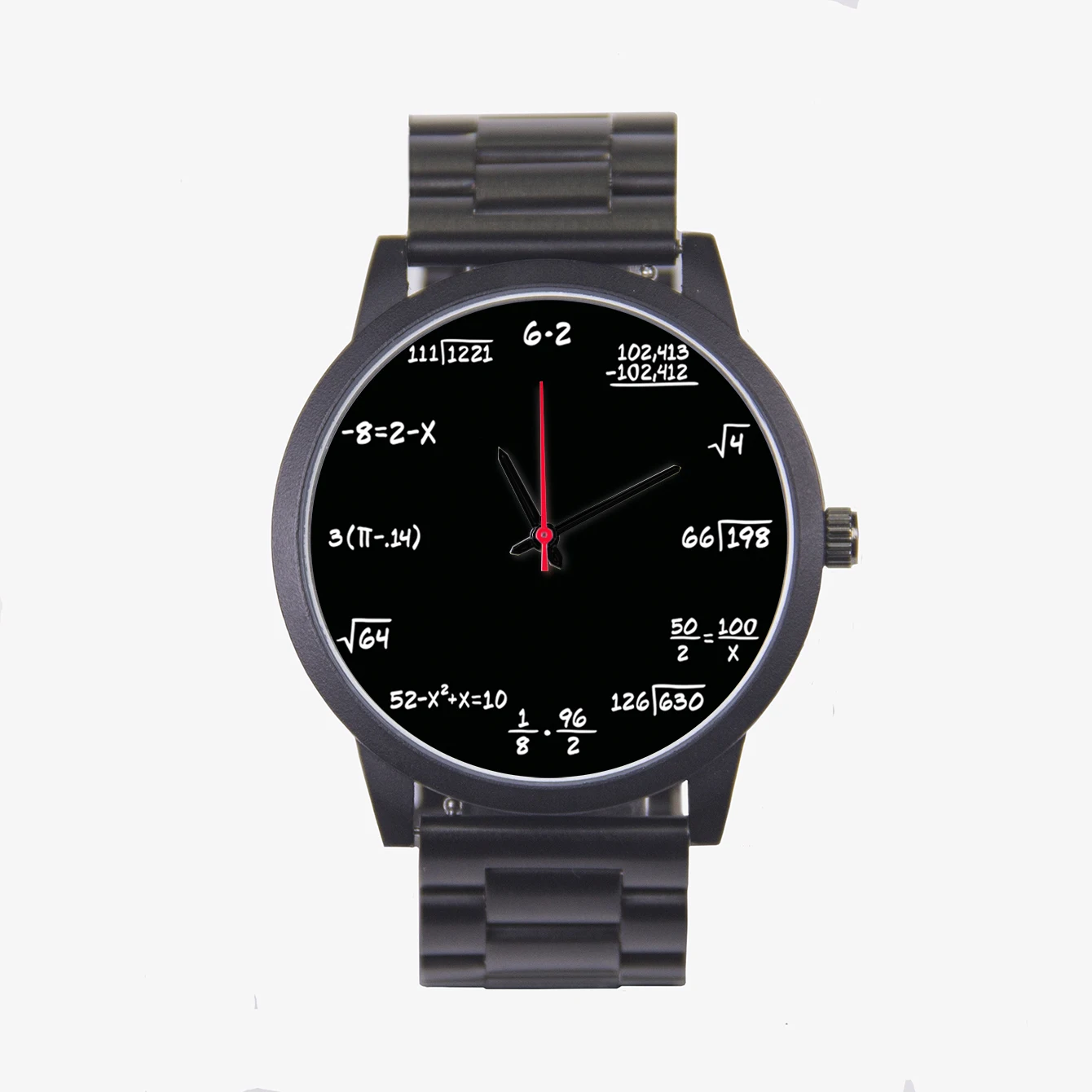 2024 Decorative Quartz Wrist Men's Watch Mathematical Formula Design Campus Punk Cool Style Gift Souvenir For Student Children