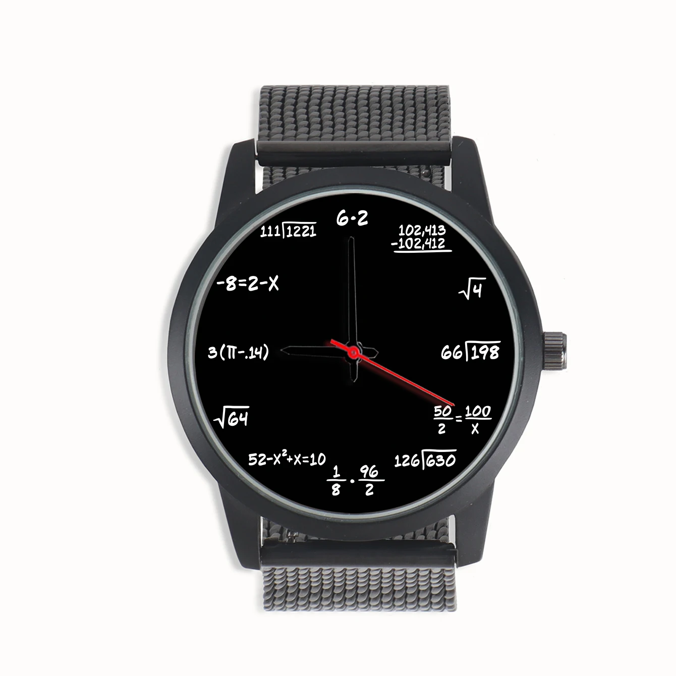 2024 Decorative Quartz Wrist Men's Watch Mathematical Formula Design Campus Punk Cool Style Gift Souvenir For Student Children